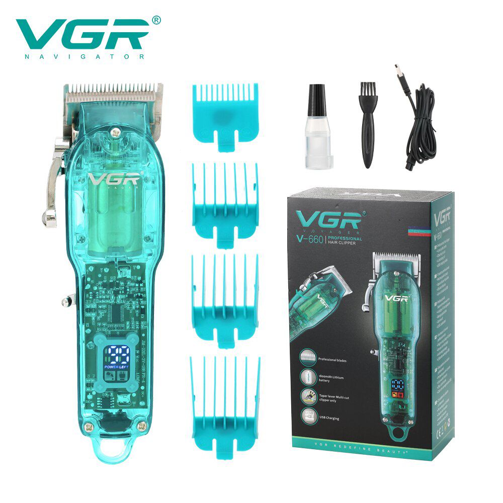 Máquina Cortadora de Cabello VGR 660 Profesional Inalámbrica