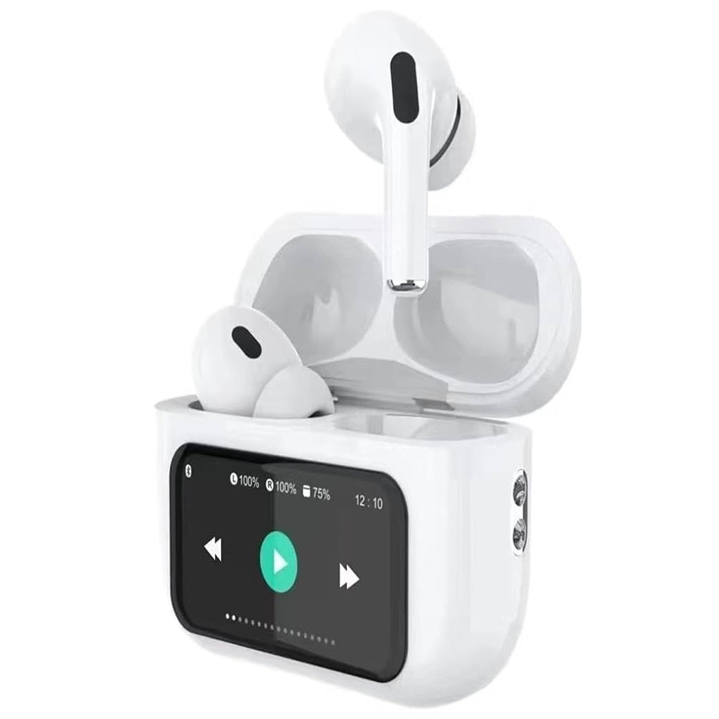 Audíonos Bluetooth A9 Pro con Pantalla | ANC, Bluetooth 5.4, 40H de Batería y Control Táctil
