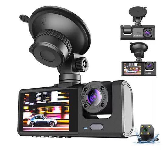 Black Box 3 Lentes para Vehículo - Dashcam Profesional