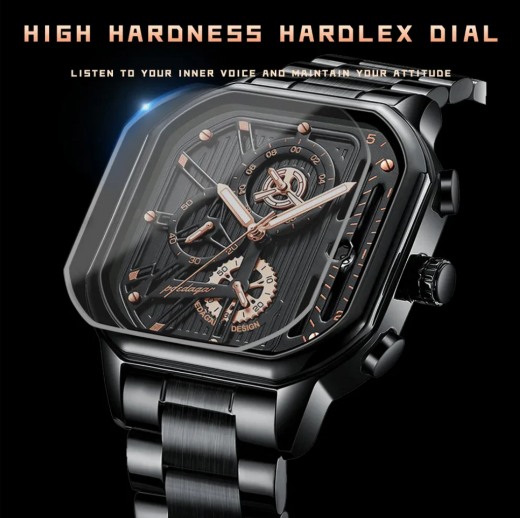 Reloj para hombre Poedagar 628 con agujas luminosas