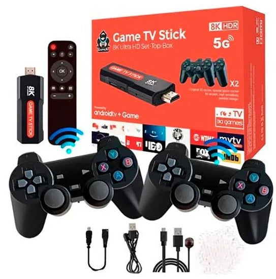 Game TV Stick 8K HDR con 2 Mandos Inalámbricos
