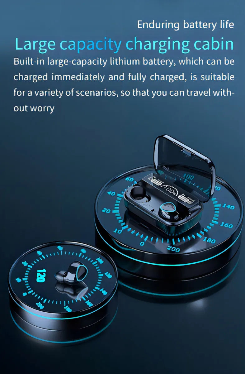 Audífonos inalámbricos M10 TWS Bluetooth con micrófono