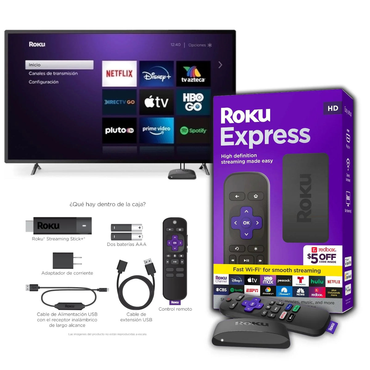 Roku Express HD Reproductor de Streaming Full HD 1080p