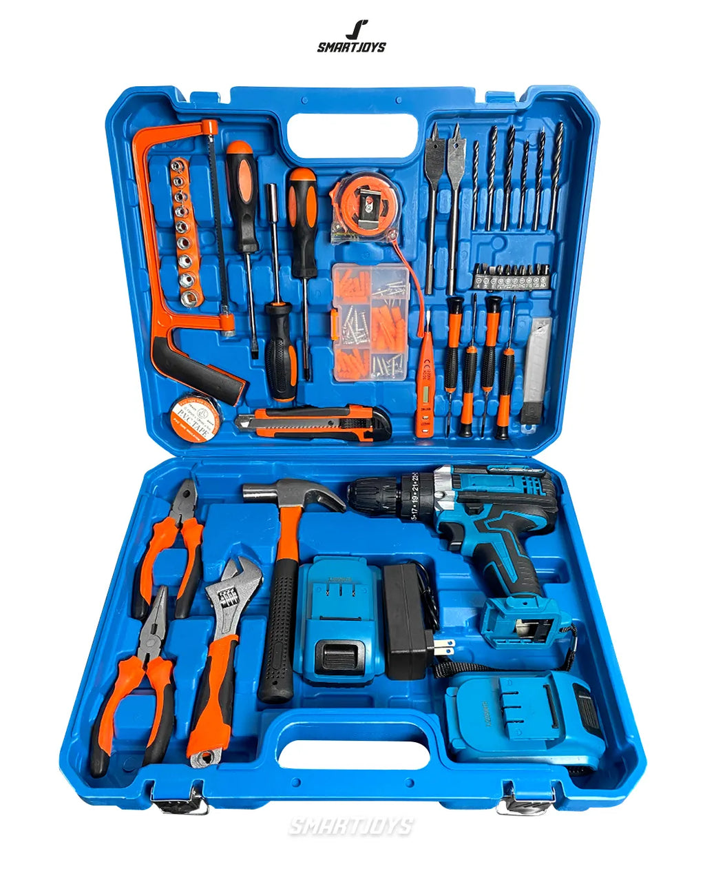 Kit de Taladro Inalámbrico 24V con 2 Baterías y Herramientas