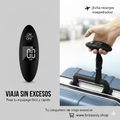 Pesa Digital de Mano para Equipaje – Balanza Portátil LCD hasta 50 kg
